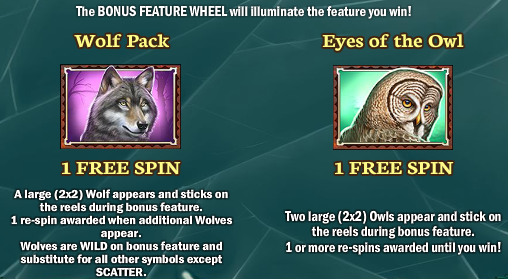 Wild North Infografic - Free Spin Symbols